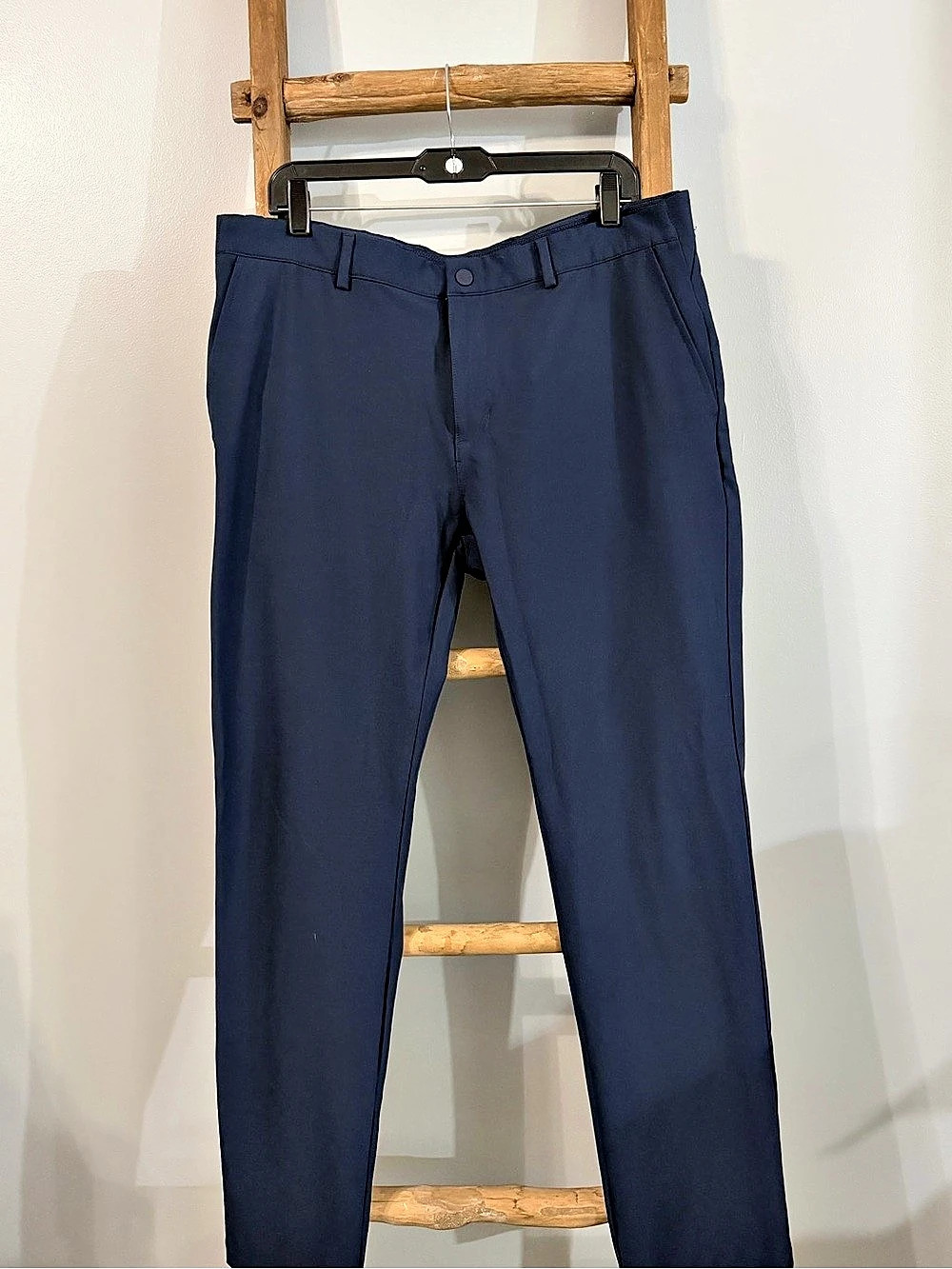 Greg Norman ML75 Microlux Stretch Pant Blue Waist 36x32